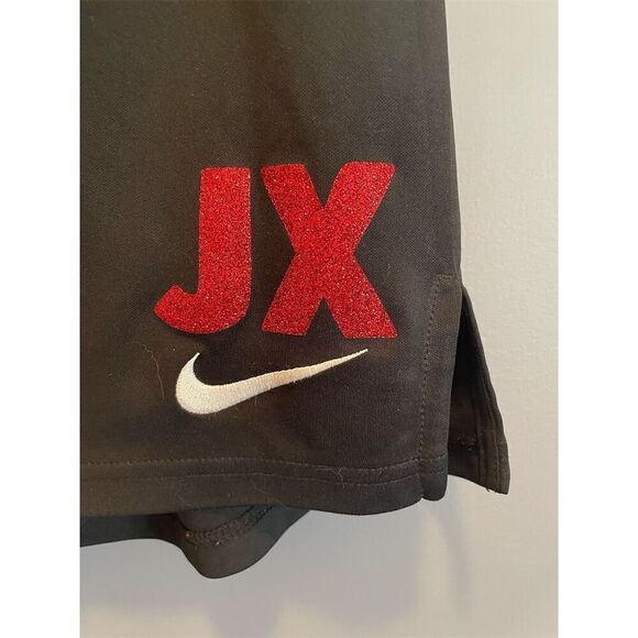 *3/$15. Nike Men's Black Sweat Shorts with JX Logo Size S Casual Summer - Picture 2 of 7